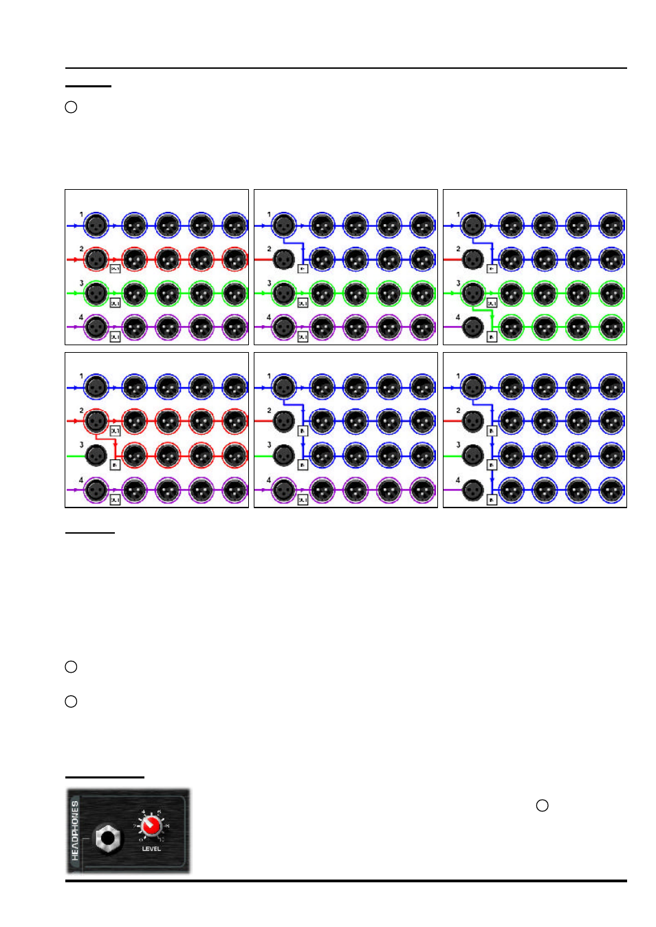 7linking, Outputs, Headphones | Drawmer 4X4 KickBox Portable User Manual | Page 7 / 11