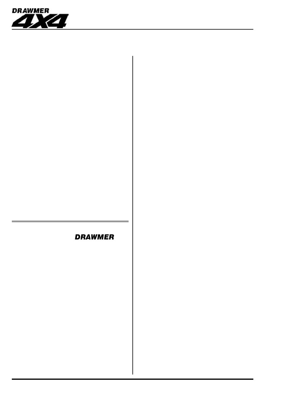 4x4 general information chapter 3, Specification, Contacting drawmer | If a fault develops | Drawmer 4X4 KickBox Portable User Manual | Page 8 / 11