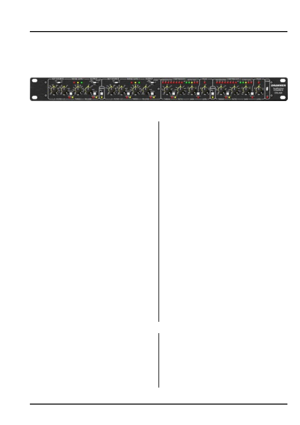 Dsl424, Chapter 1, Drawmer | Introduction, Twoplustwo dynamics | Drawmer DSL424 TwoPlusTwo Dynamics User Manual | Page 3 / 13