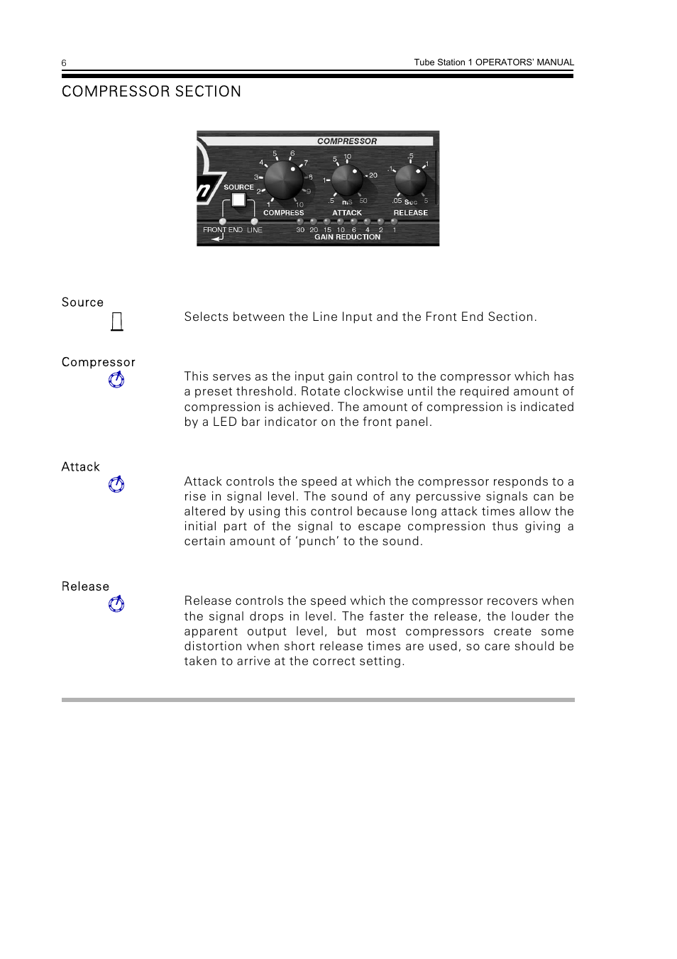 Drawmer TS1 Stereo Vacuum Tube Compressor with Instrument and Mic Pr-Amp User Manual | Page 8 / 16