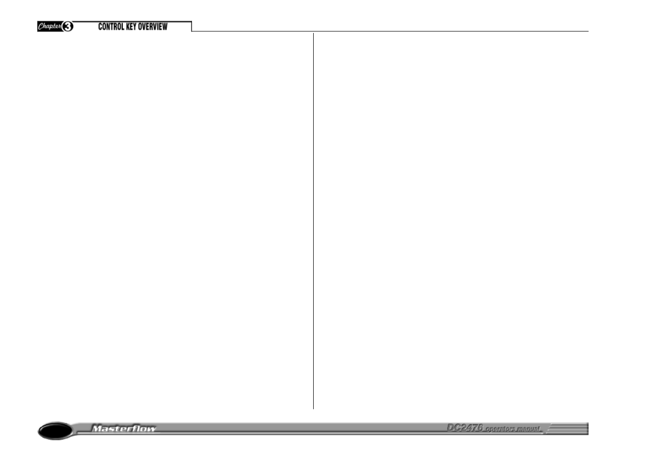 Chapter 3 control key overview | Drawmer DC2476 Digital Mastering Processor User Manual | Page 12 / 39