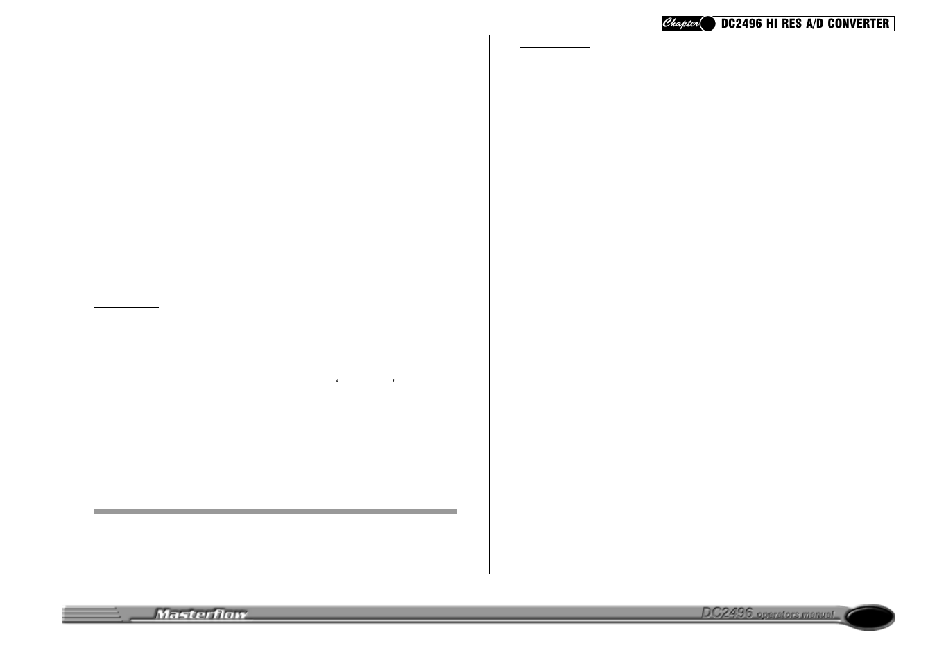 Chapter 1 | Drawmer DC2496 High Resolution A/D Converter User Manual | Page 5 / 22