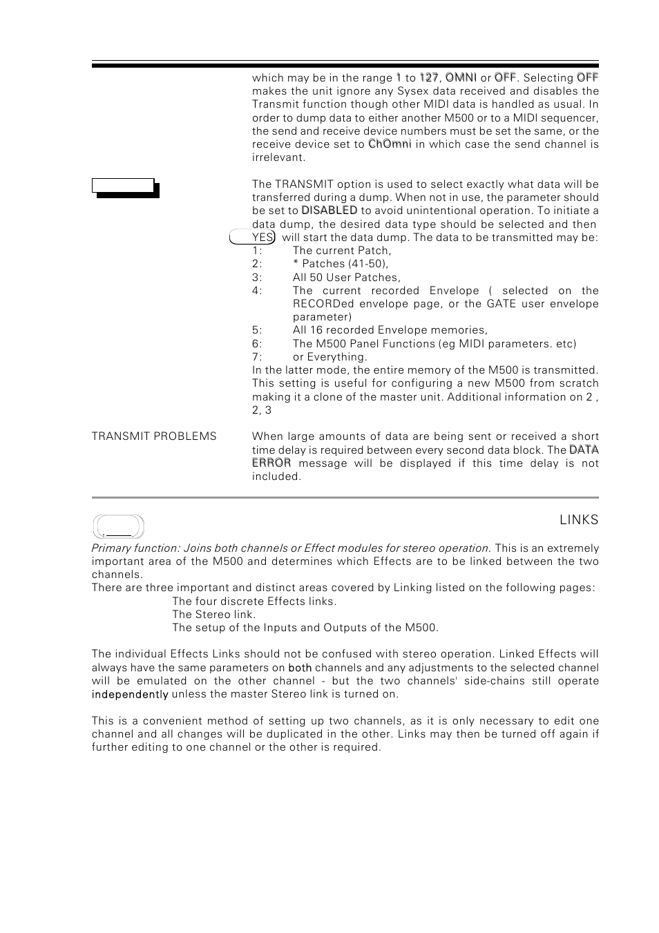 Drawmer M500 Dynamics Processor User Manual | Page 15 / 55