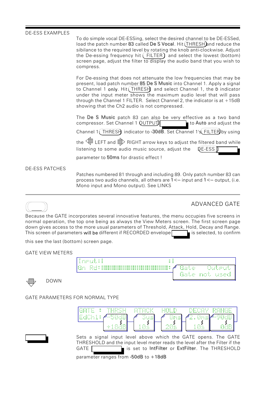 Drawmer M500 Dynamics Processor User Manual | Page 31 / 55