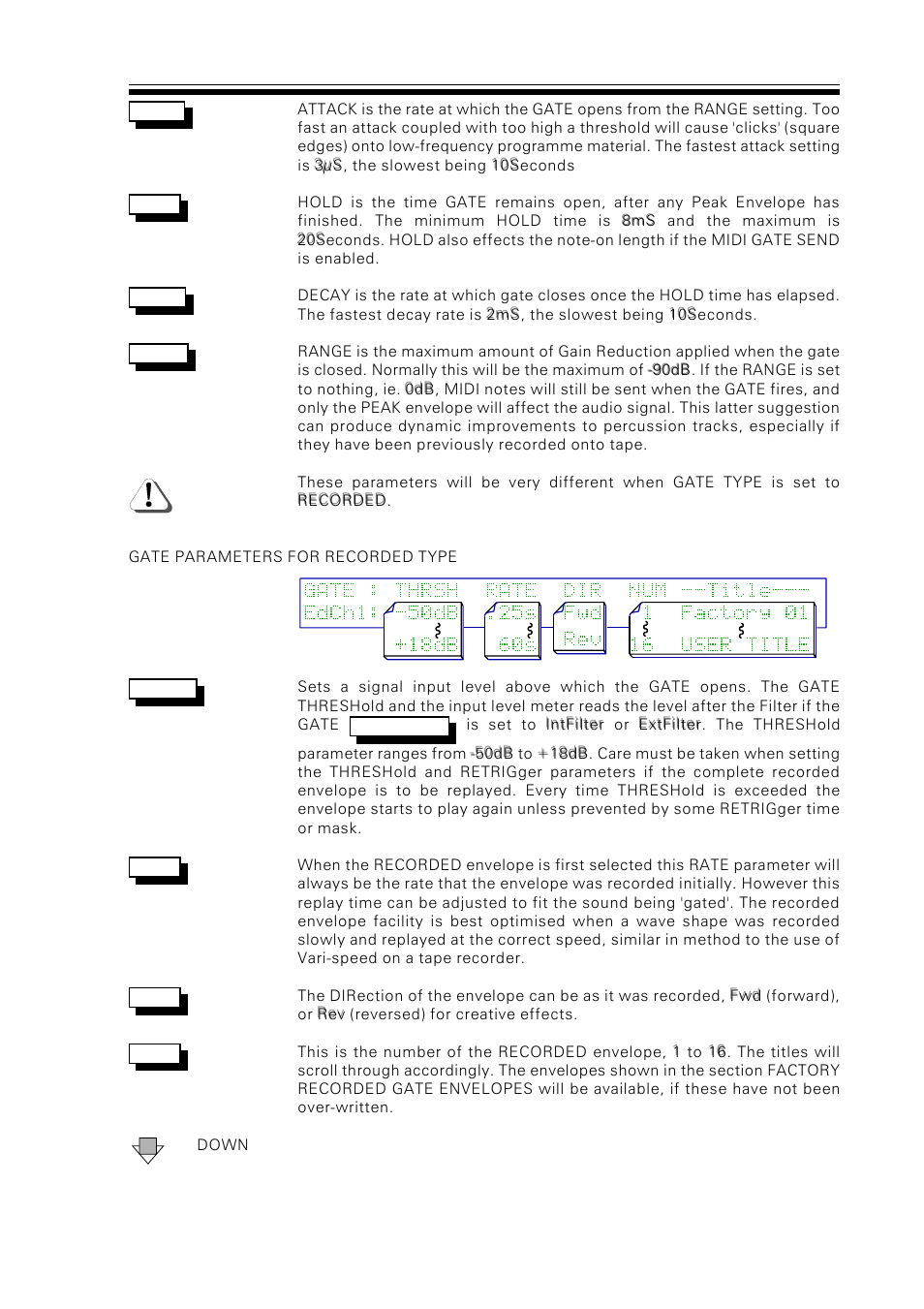 Drawmer M500 Dynamics Processor User Manual | Page 32 / 55