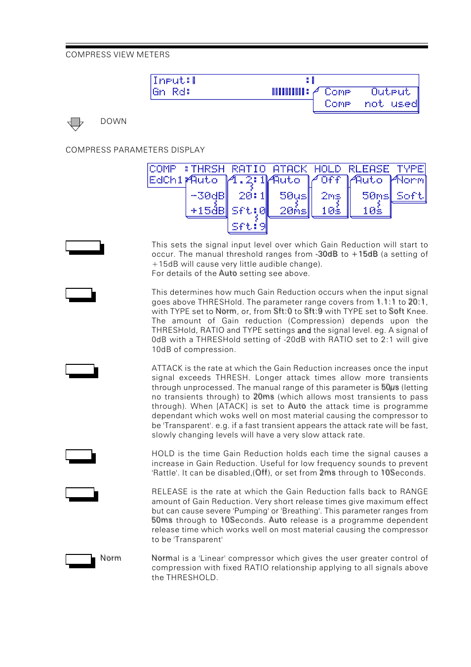 Drawmer M500 Dynamics Processor User Manual | Page 38 / 55