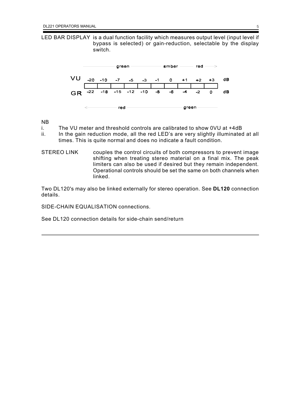 Drawmer DL221 Dual Compressor User Manual | Page 7 / 10