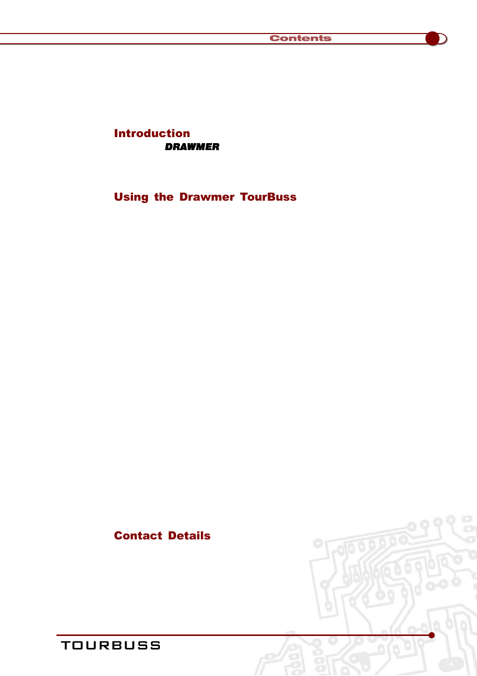 Tourbuss | Drawmer Tourbuss for Digidesign Venue User Manual | Page 3 / 14