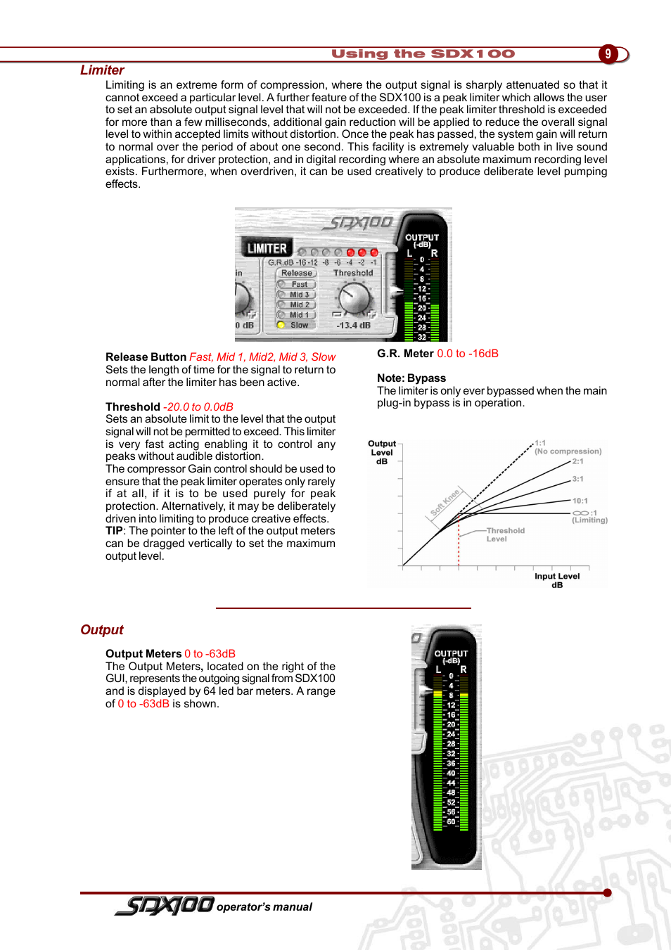 Drawmer SDX100 for Soundscape User Manual | Page 13 / 15