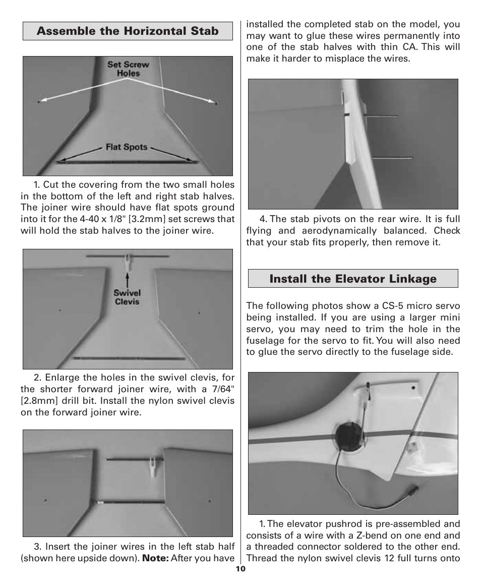 Dynaflite GPMA1052 Bird of Time User Manual | Page 10 / 20