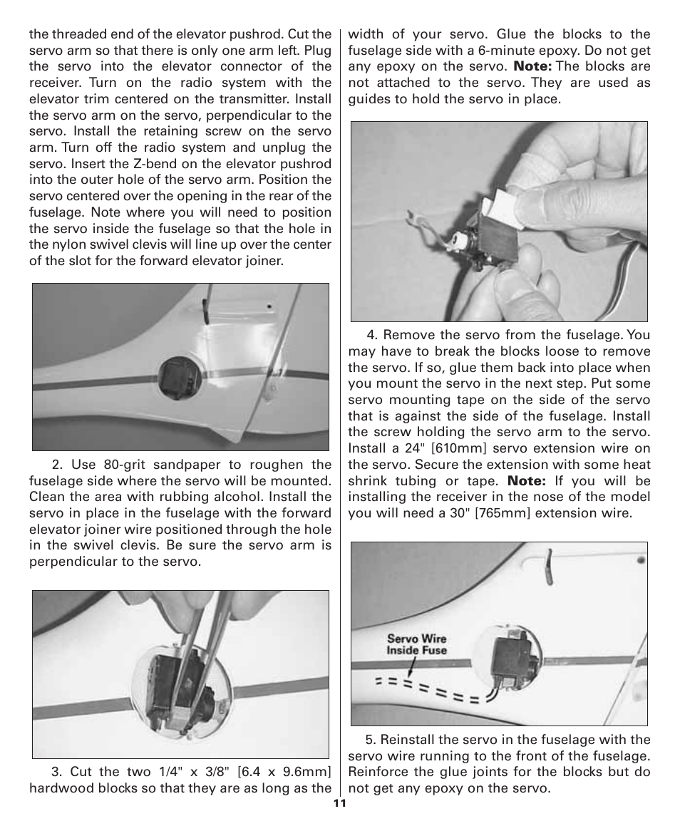 Dynaflite GPMA1052 Bird of Time User Manual | Page 11 / 20