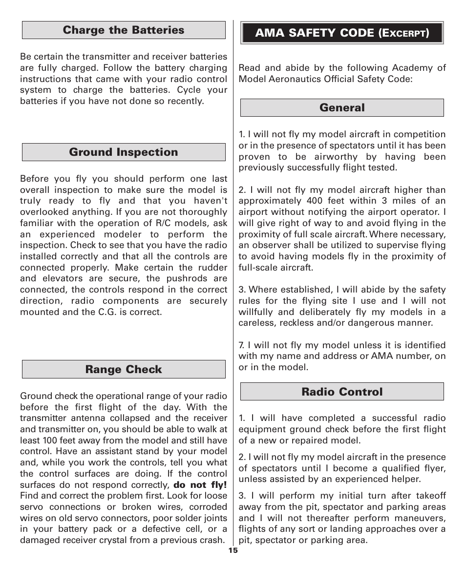 Dynaflite GPMA1052 Bird of Time User Manual | Page 15 / 20