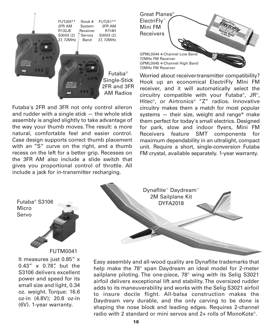 Dynaflite GPMA1052 Bird of Time User Manual | Page 18 / 20