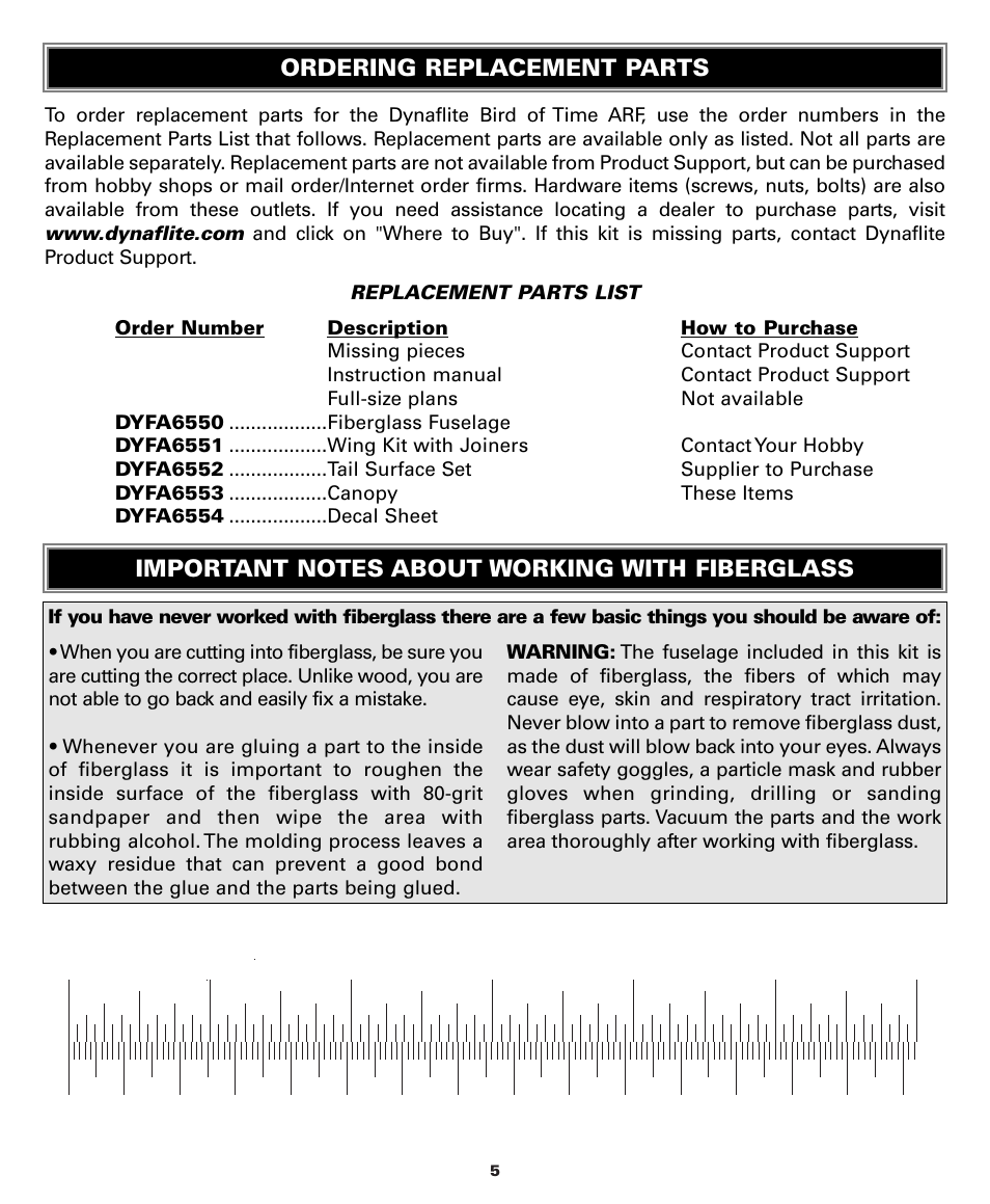 Dynaflite GPMA1052 Bird of Time User Manual | Page 5 / 20