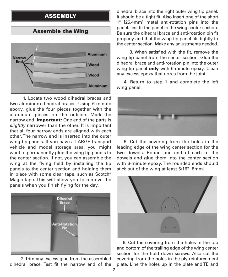Dynaflite GPMA1052 Bird of Time User Manual | Page 7 / 20