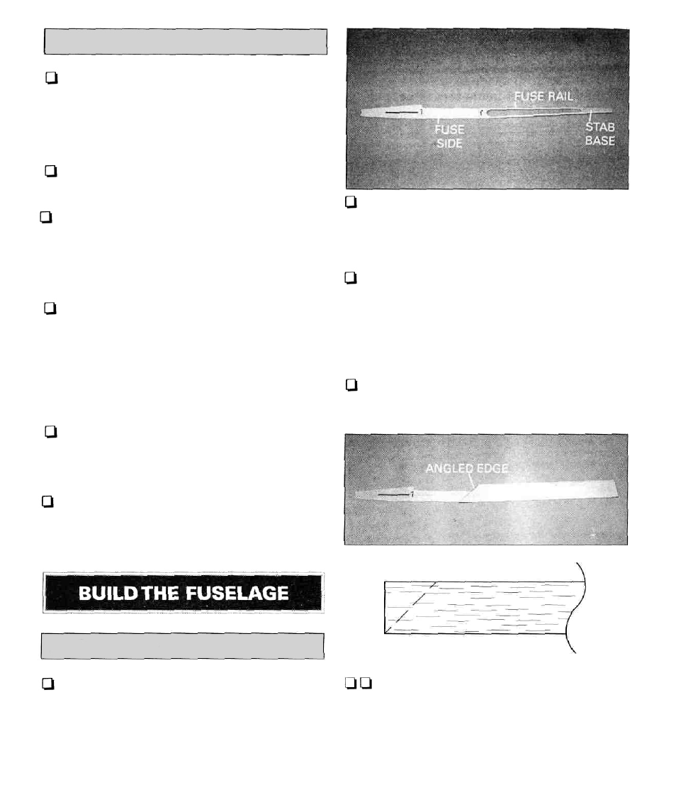 Cutting the hinge slots, Fuse side construction | Dynaflite DYFA2018 User Manual | Page 10 / 31