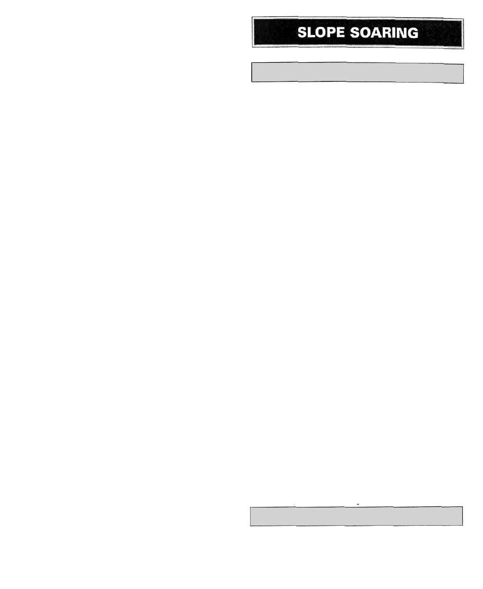Flying, Slope landings | Dynaflite DYFA2018 User Manual | Page 29 / 31