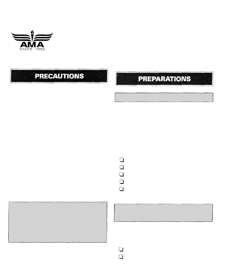 Supplies, Required items, Suggested building | Dynaflite DYFA2018 User Manual | Page 3 / 31