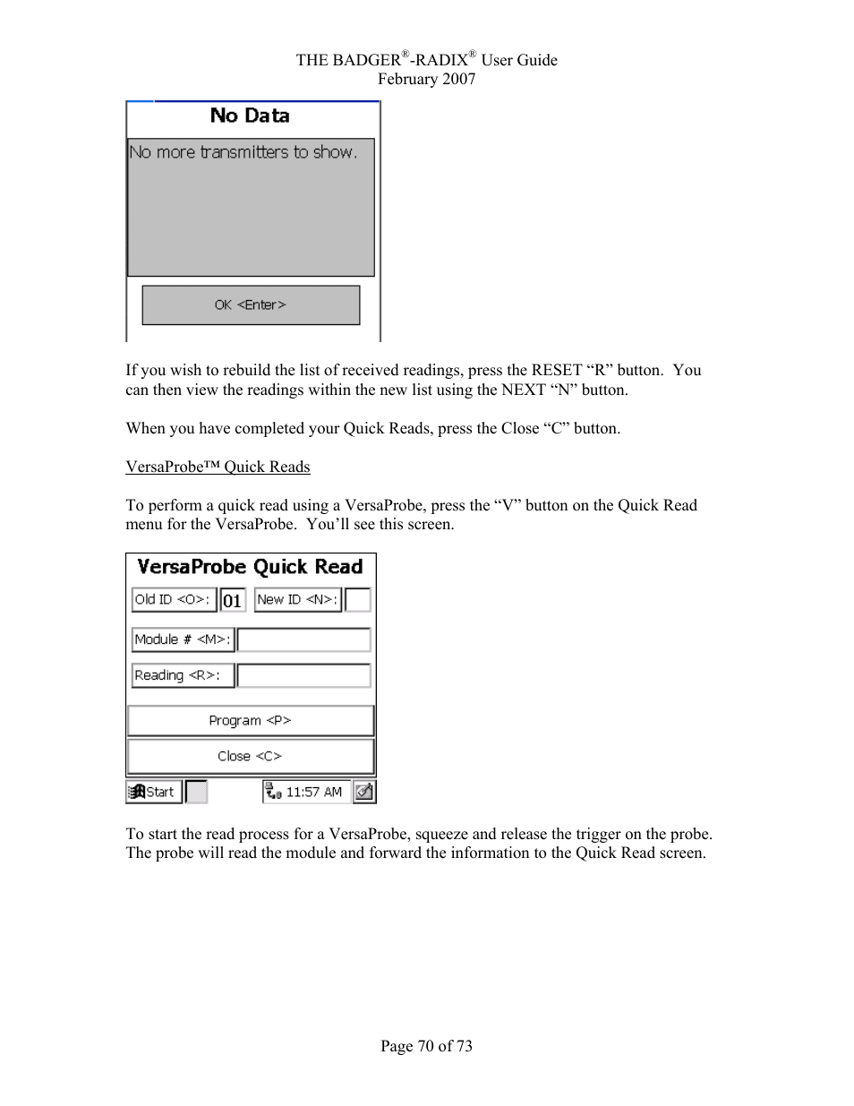 Badger Basket Radix N64944-001 User Manual | Page 71 / 75
