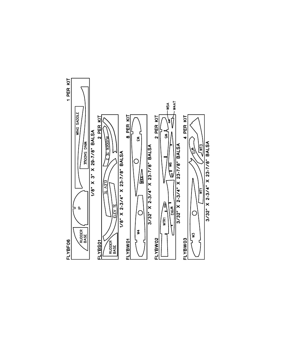 Die-patterns | Dynaflite DYFA3030 User Manual | Page 7 / 28