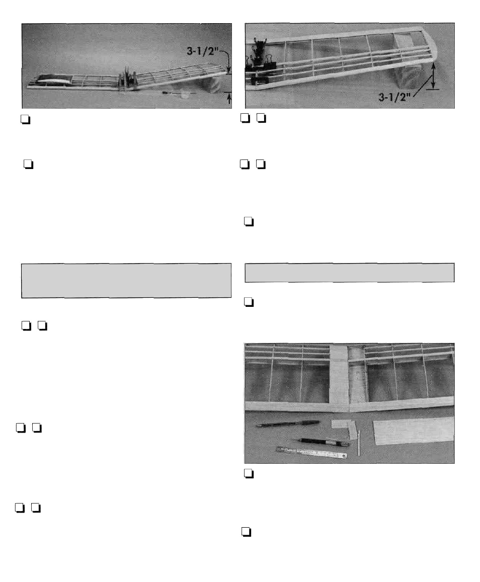 Join the outer and inner, Finish the wing wingpanels | Dynaflite DYFA1009 User Manual | Page 19 / 44