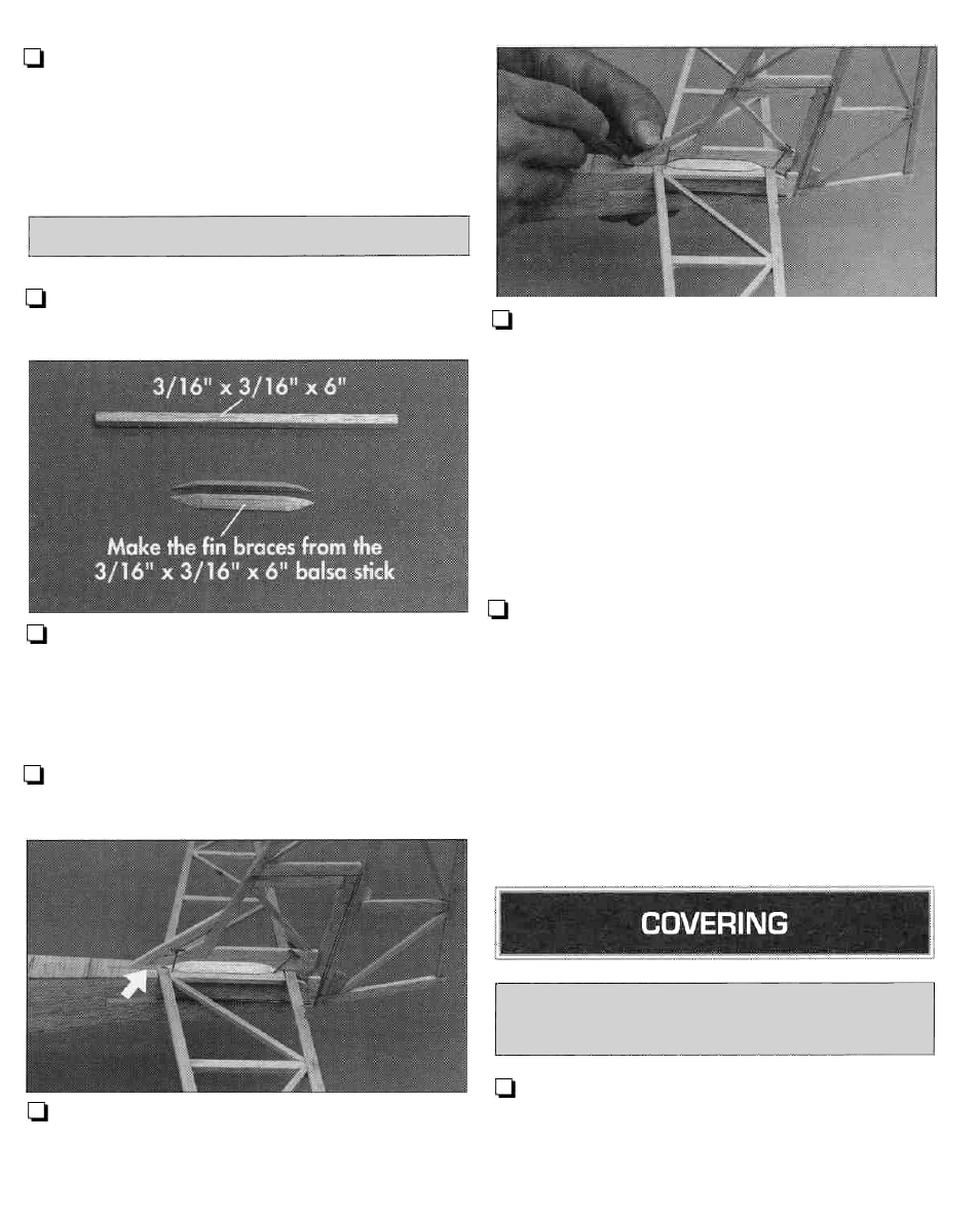 Align the fin, Prepare the model, For covering | Dynaflite DYFA1009 User Manual | Page 30 / 44