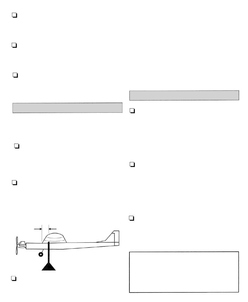 Set the control throws balance your model | Dynaflite DYFA1009 User Manual | Page 39 / 44