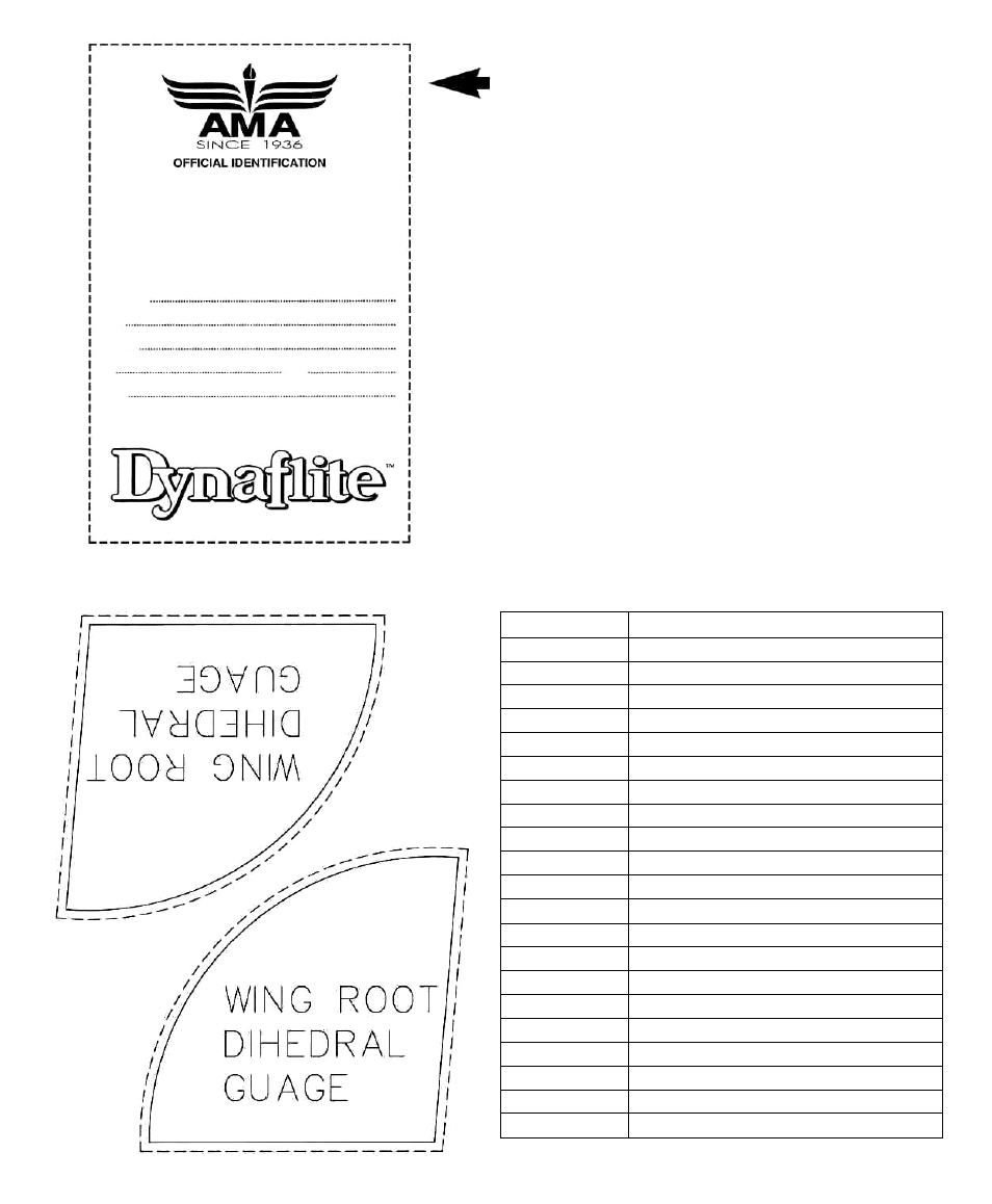 Flight log | Dynaflite DYFA1009 User Manual | Page 44 / 44