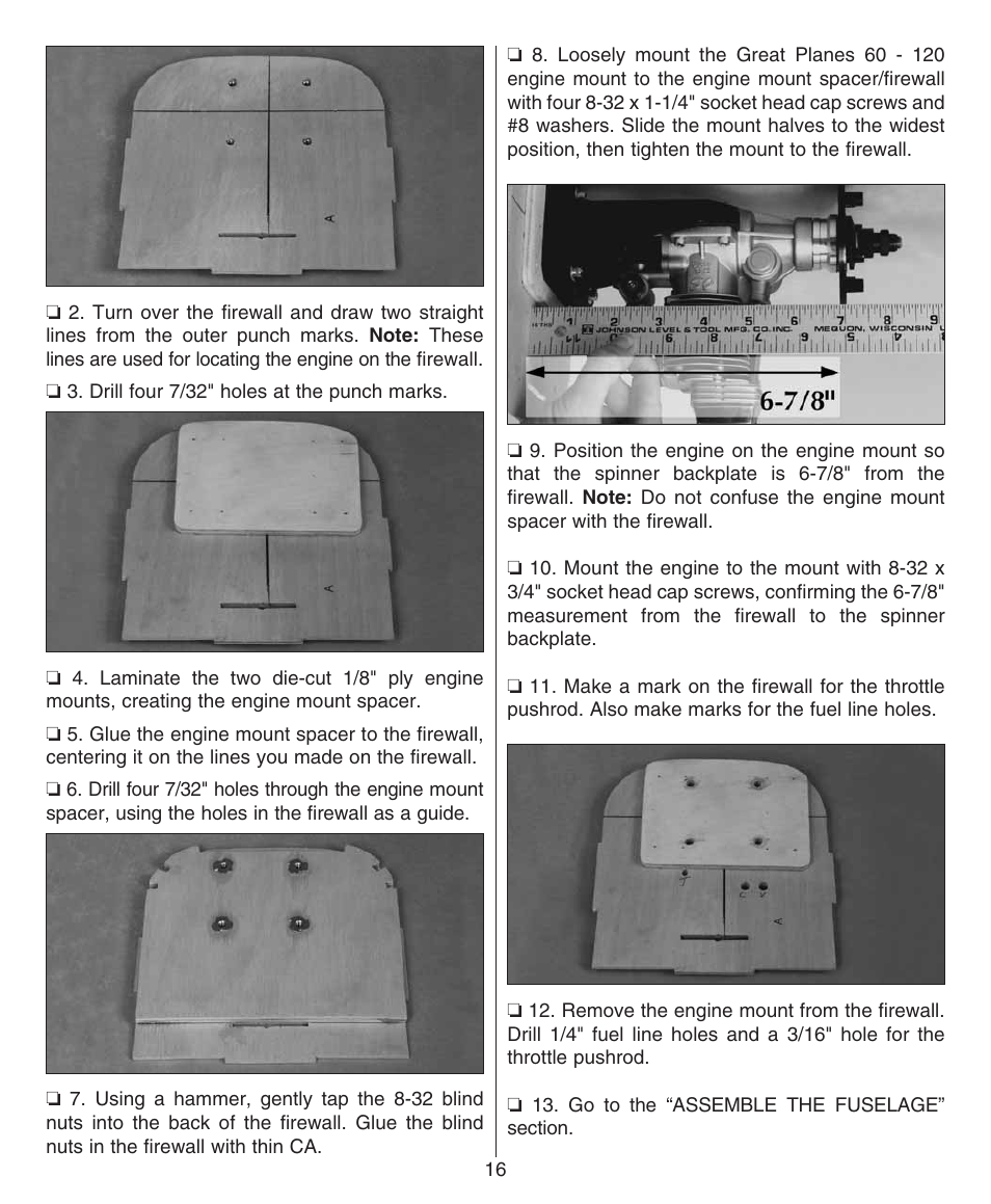 Dynaflite GPMA0510 Super Decathlon User Manual | Page 16 / 36