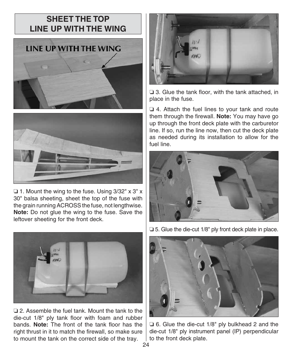 Sheet the top line up with the wing | Dynaflite GPMA0510 Super Decathlon User Manual | Page 24 / 36