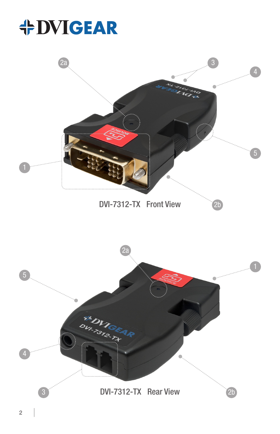 DVIGear DVI-7312 User Manual | Page 2 / 4