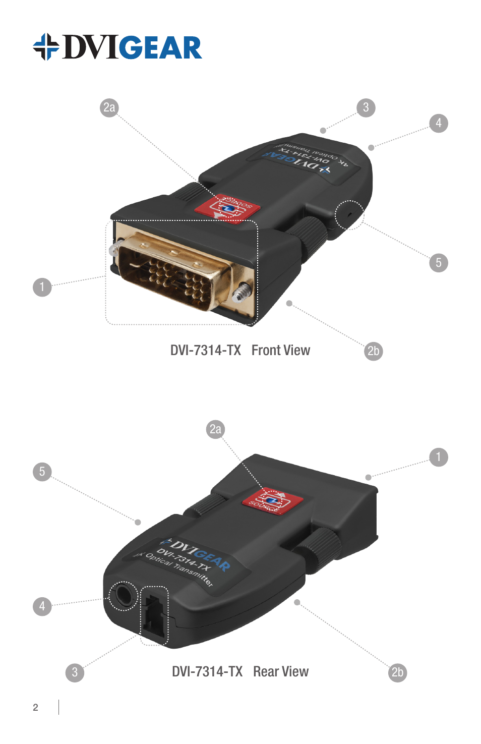 DVIGear DVI-7314 User Manual | Page 2 / 4