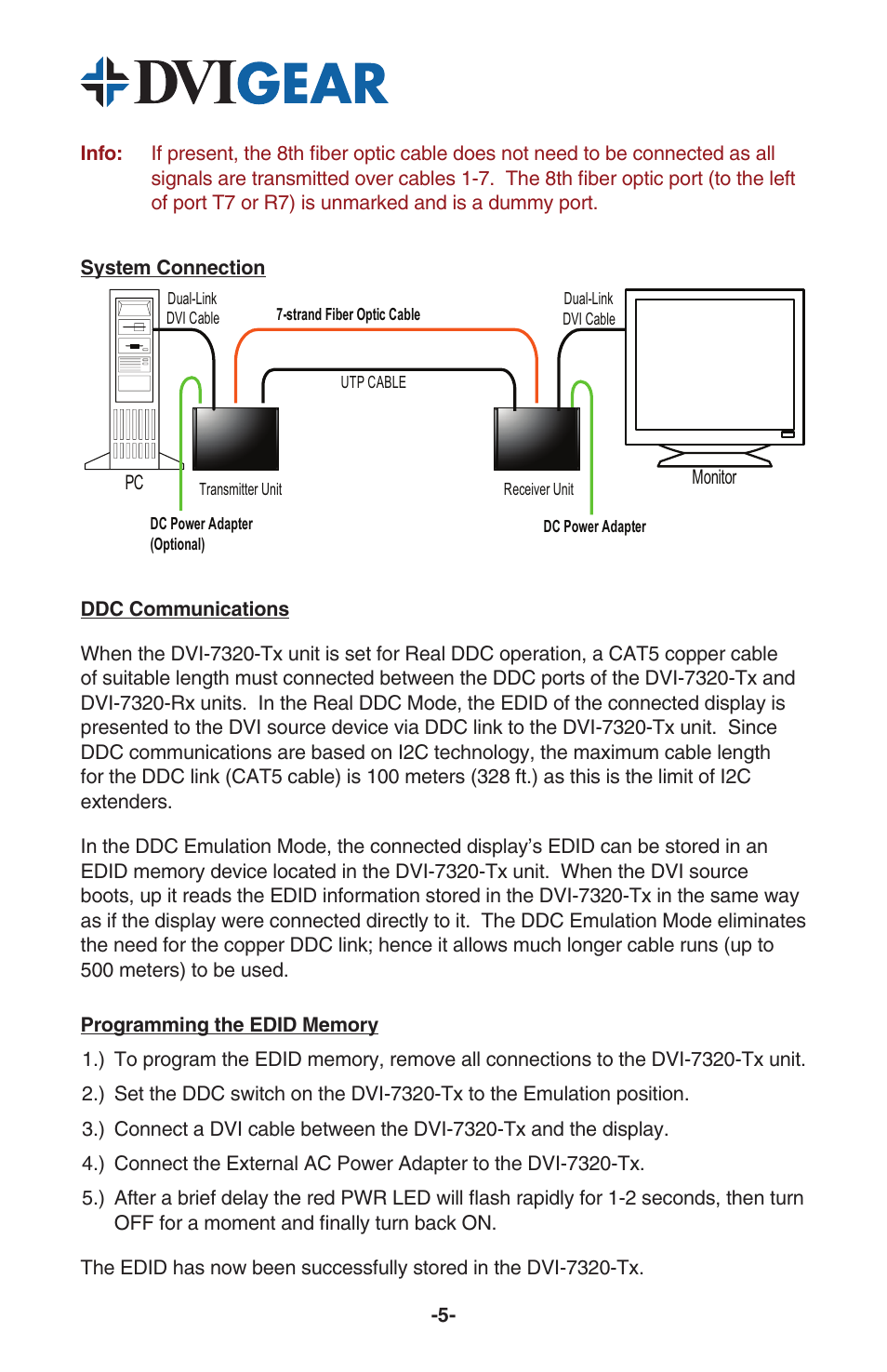 DVIGear DVI-7320 User Manual | Page 7 / 10