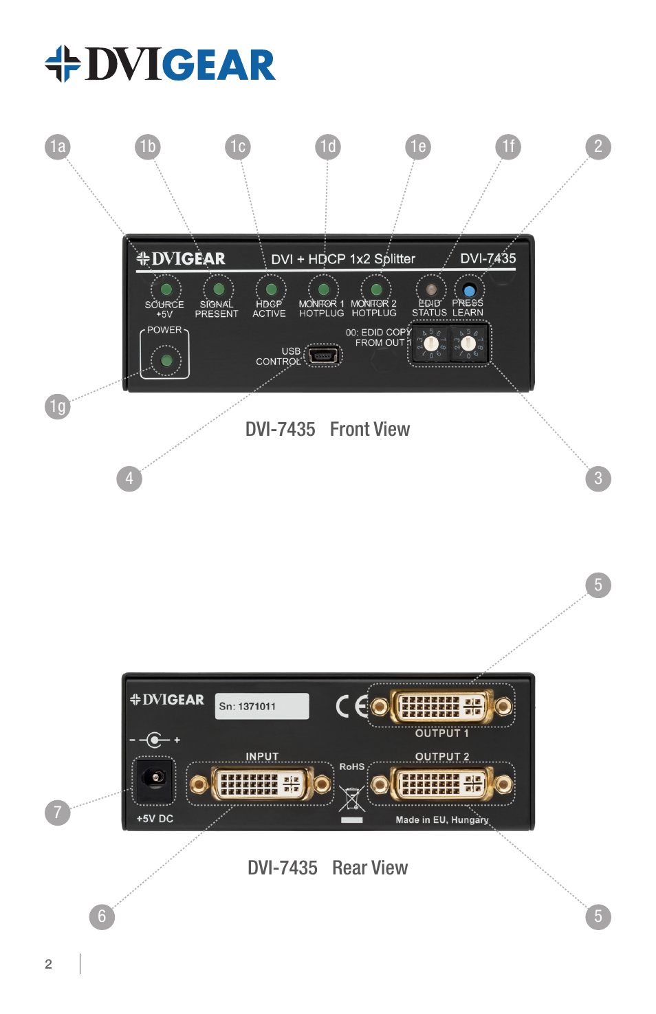 DVIGear DVI-7435 User Manual | Page 2 / 4