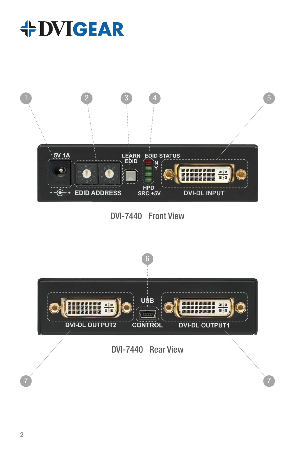DVIGear DVI-7440 User Manual | Page 2 / 4