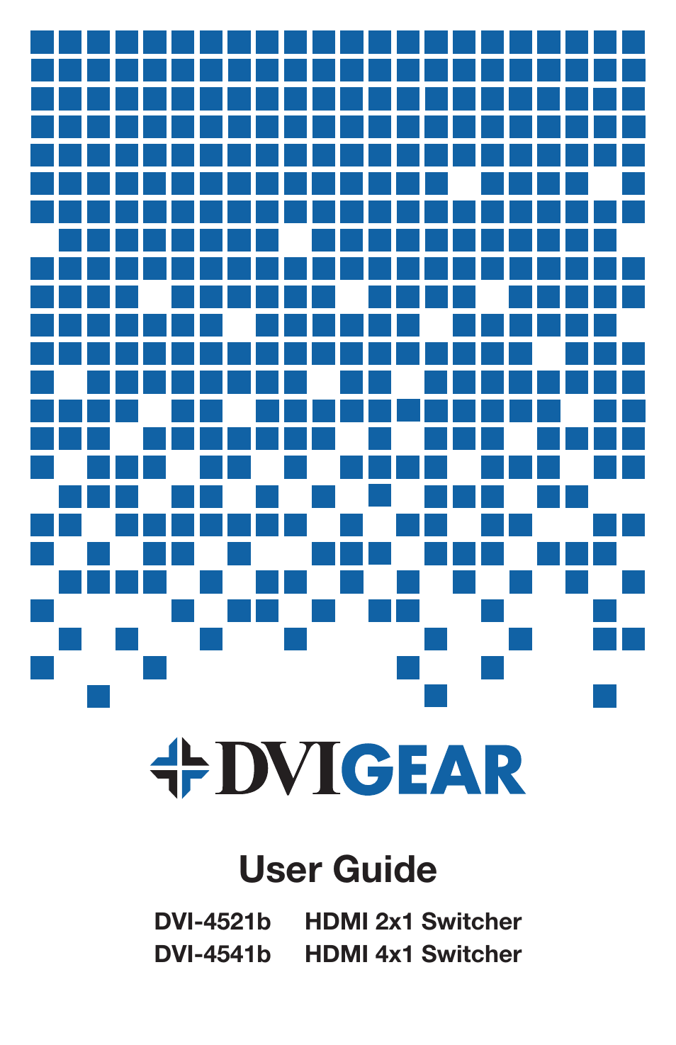 DVIGear DVI-4541b User Manual | 12 pages