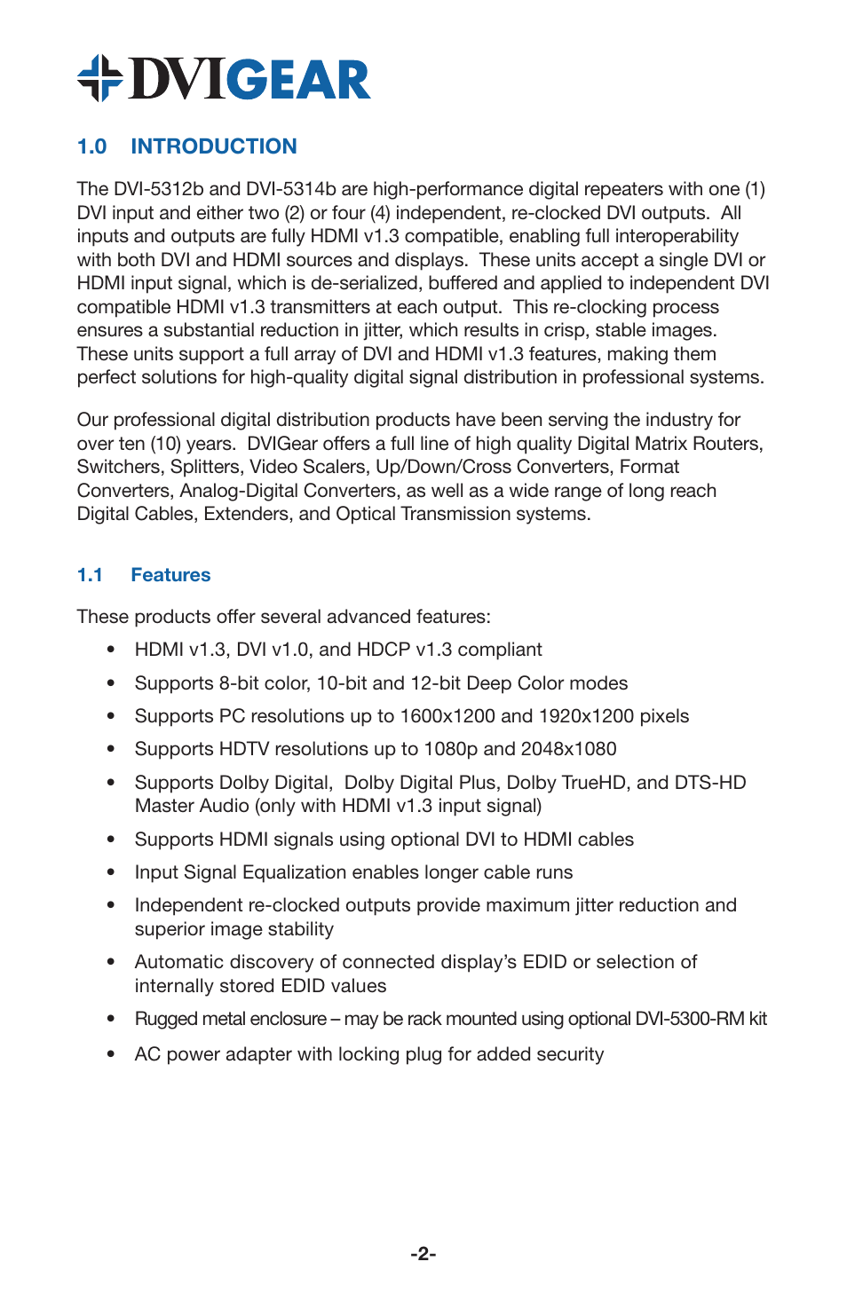 DVIGear DVI-5314b User Manual | Page 4 / 12