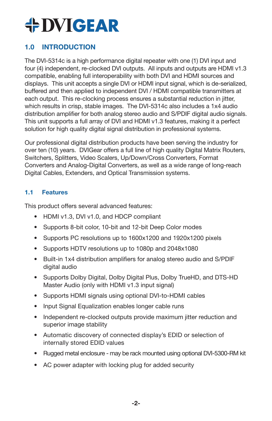 DVIGear DVI-5314c User Manual | Page 4 / 12