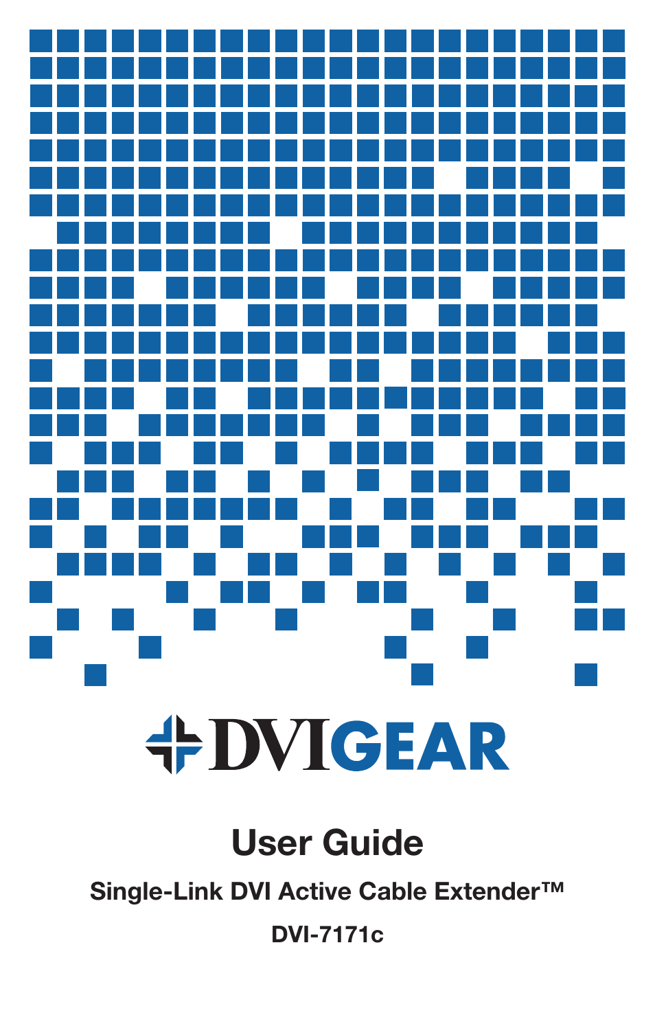 DVIGear DVI-7171c User Manual | 10 pages