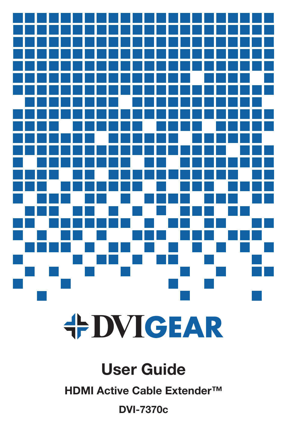 DVIGear DVI-7370c User Manual | 10 pages