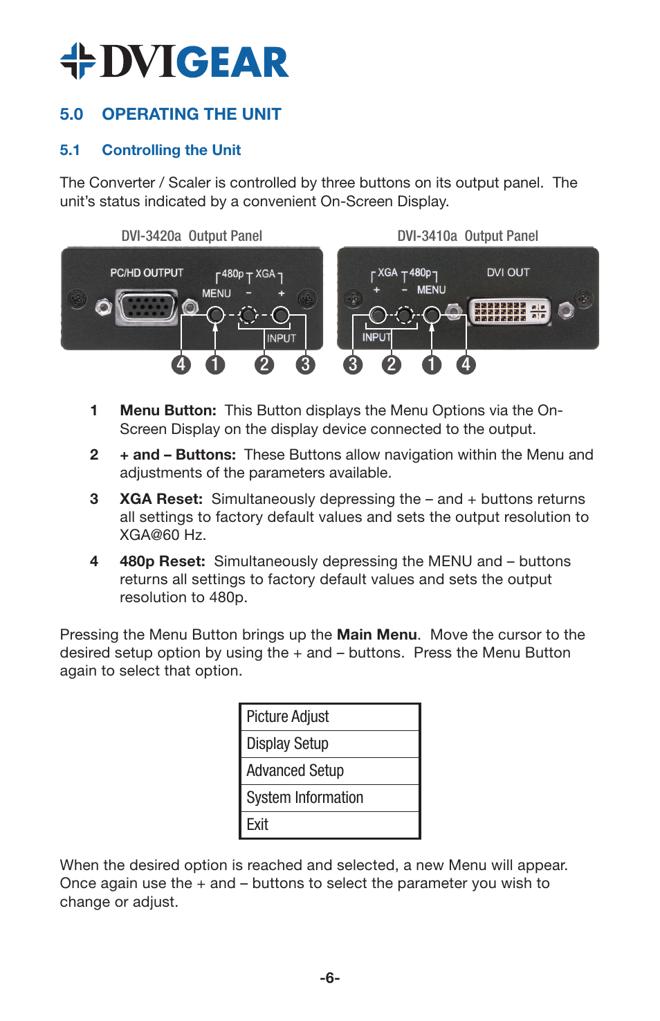 DVIGear DVI-3420a User Manual | Page 8 / 12