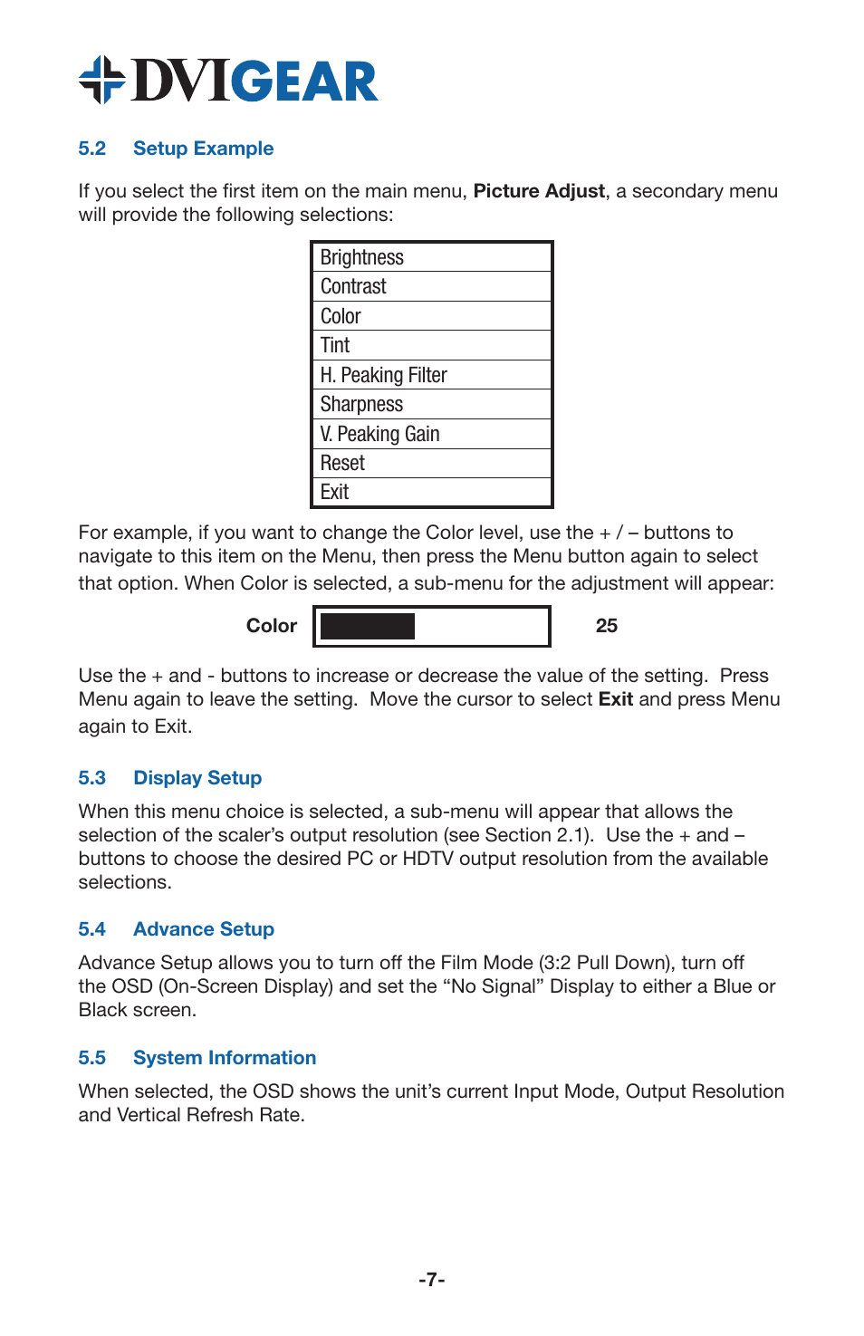 DVIGear DVI-3420a User Manual | Page 9 / 12