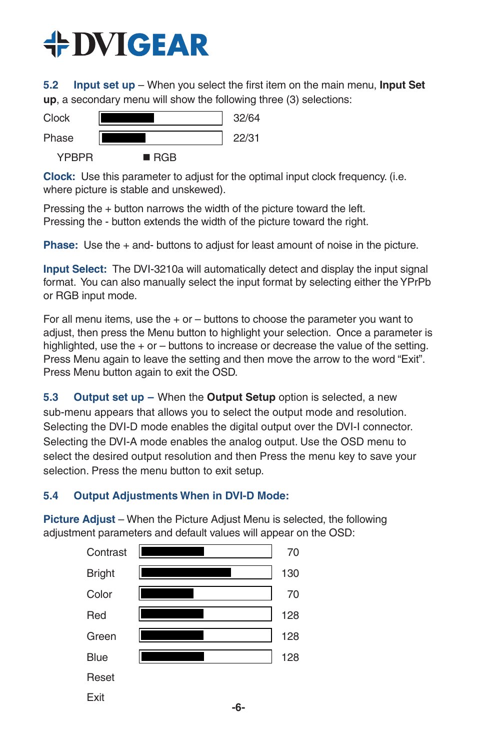 DVIGear DVI-3210a User Manual | Page 8 / 11