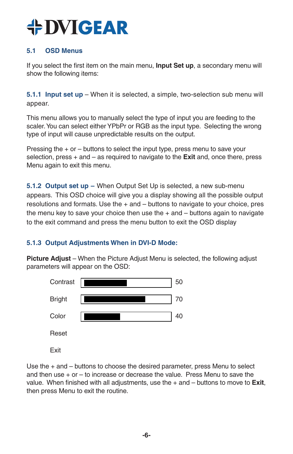 DVIGear DVI-3120a User Manual | Page 8 / 11