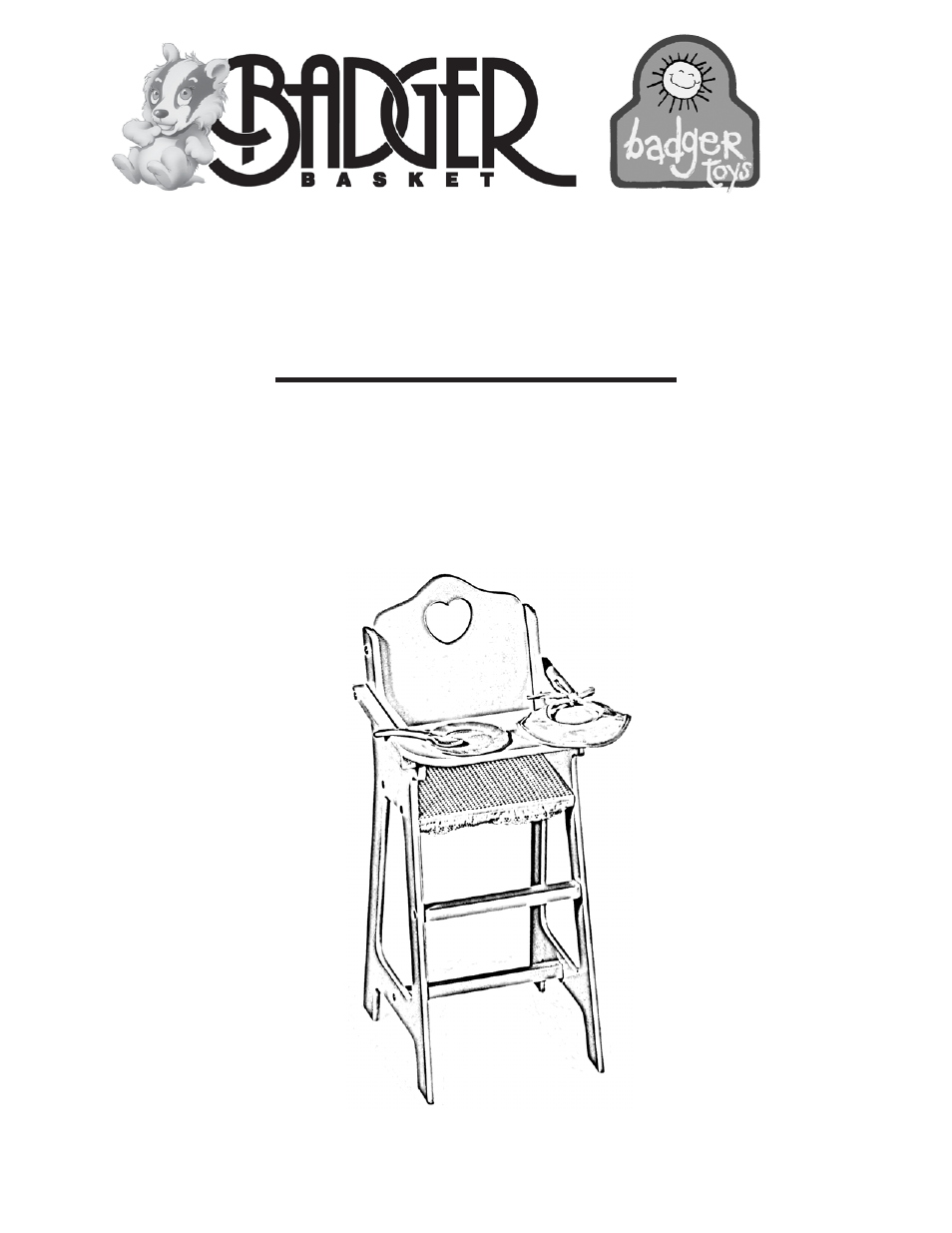 Badger Basket 01017 User Manual | 4 pages