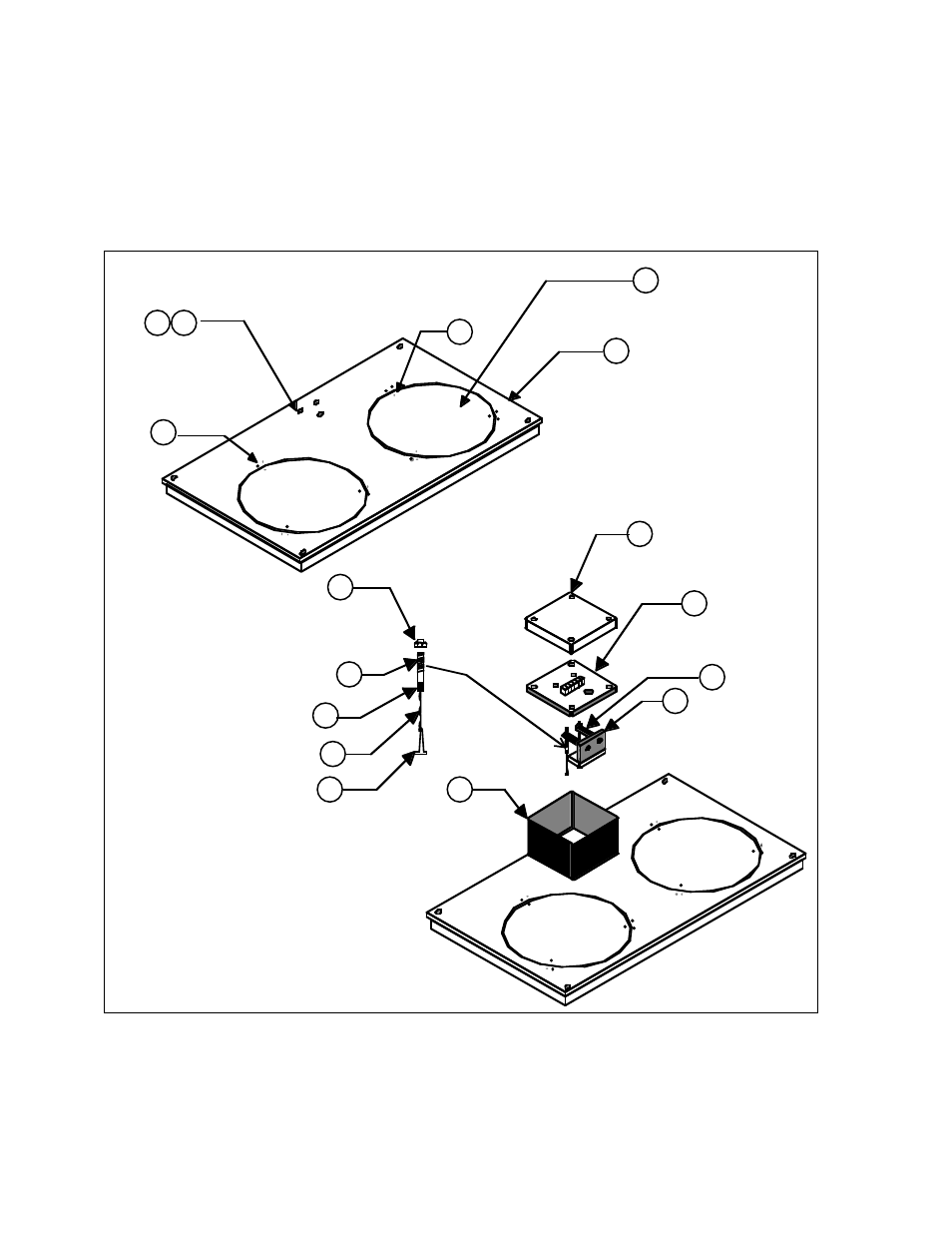 Dcs302 dual cylinder scale base spider drawing | Eagle Microsystems DCS302 User Manual | Page 8 / 10