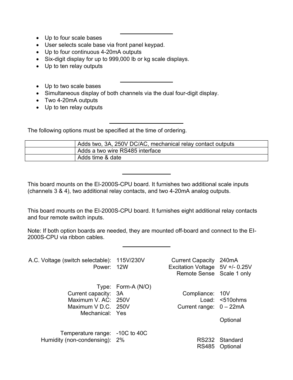 Eagle Microsystems EI-2000 User Manual | Page 3 / 24