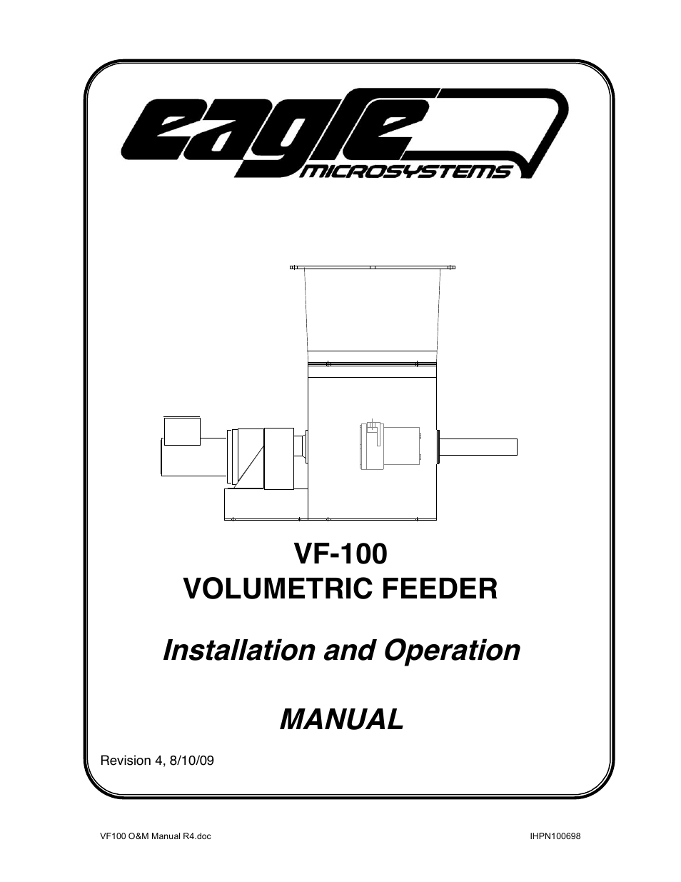 Eagle Microsystems VF100 User Manual | 13 pages