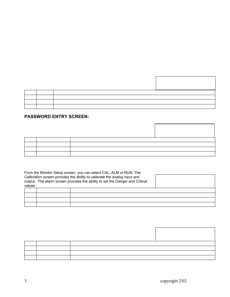 Premier series monitor, Operation, Alarm | Eagle Microsystems GD-1000 User Manual | Page 3 / 6