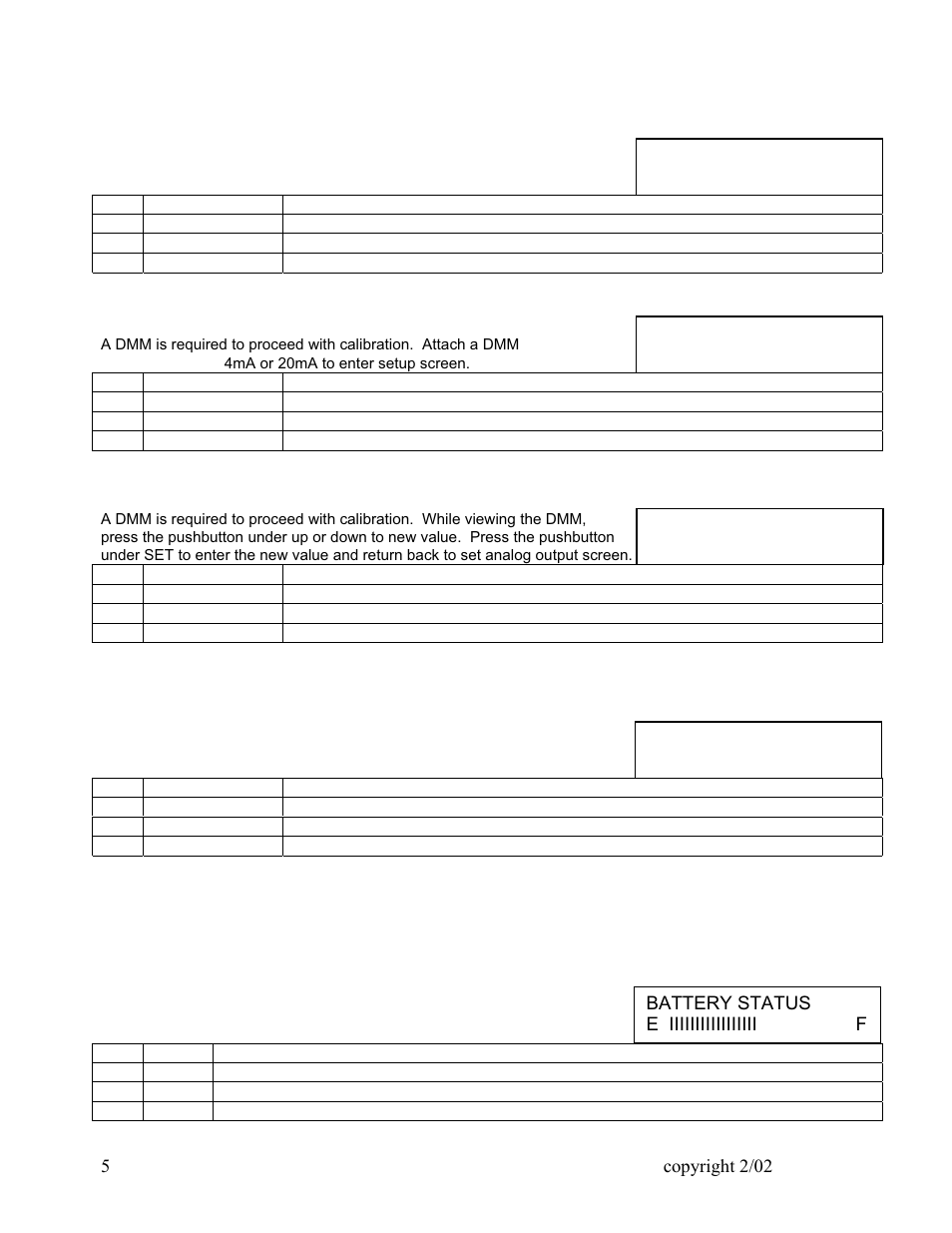 Premier series monitor, Battery status | Eagle Microsystems GD-1000 User Manual | Page 5 / 6